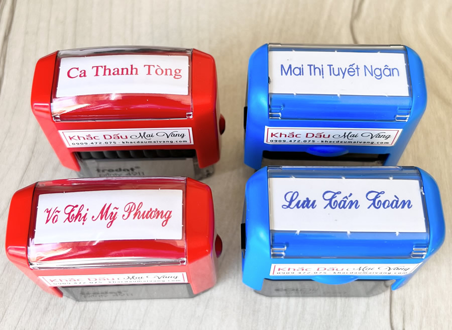 Khắc dấu H&agrave; Tĩnh lấy nhanh