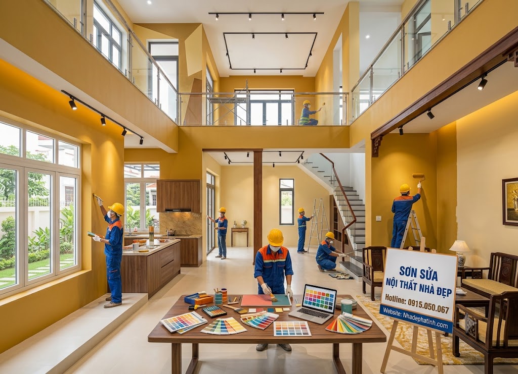 Sửa chữa cải tạo nhà trọn gói tại Hà Tĩnh