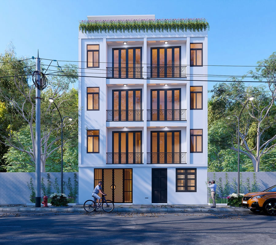Thiết kế thi c&ocirc;ng chung cư căn hộ mini H&agrave; Tĩnh